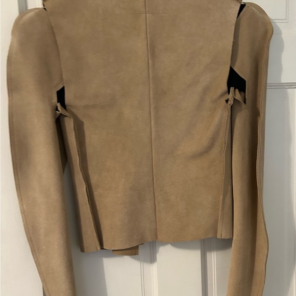 Maison Martin Margiela Beige Pattern Cut Jacket - Picture 7 of 13